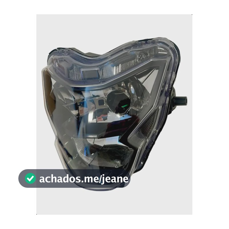 Bloco Óptico Farol Nova Frente Titan Fan 160 Adaptada H4 Ambos Lados