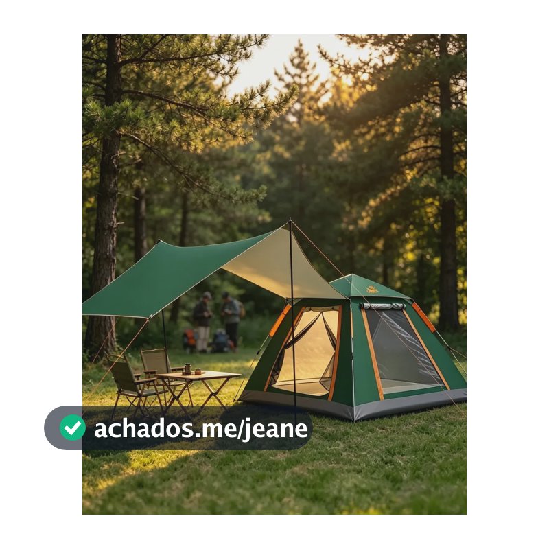 New Hawaii Barraca De Camping Automática Com Toldo Espaço 4-6 Pessoas Para Piqueniques E Convivios Pu3000mm-p428