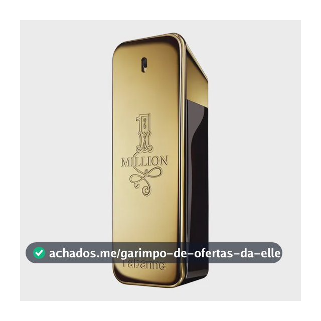 Perfume Rabanne 1 Million Eau de Toilette 200 ml masculino