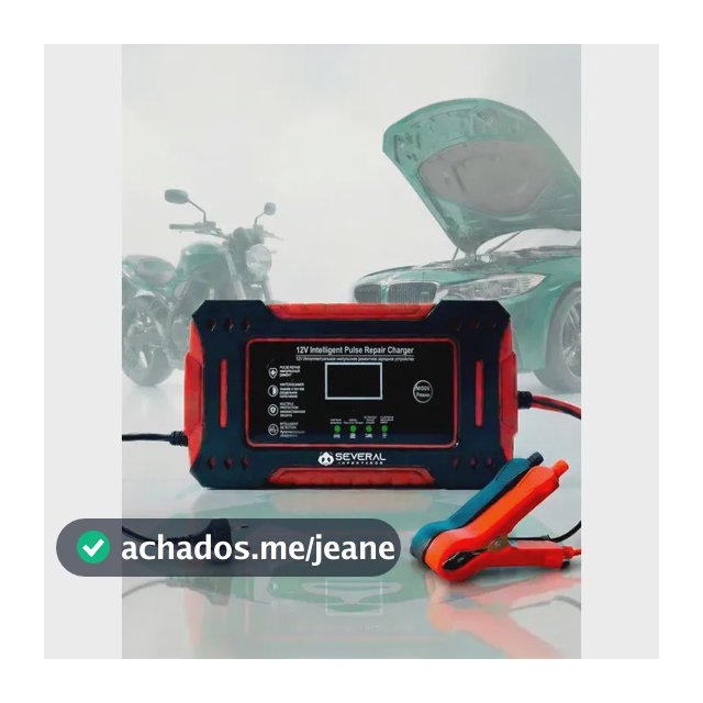 Carregador Inteligente De Bateria Automotiva Several Importados 12v Portátil Rápido Para Carro Moto E Veículos Several