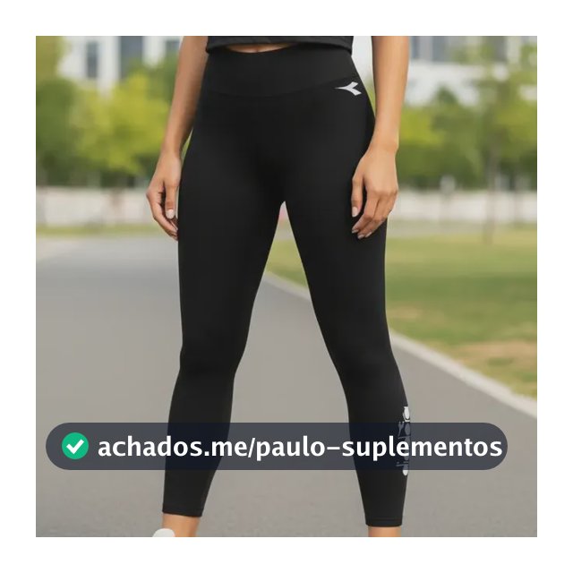 Calça Legging Diadora Logo Linear Feminina