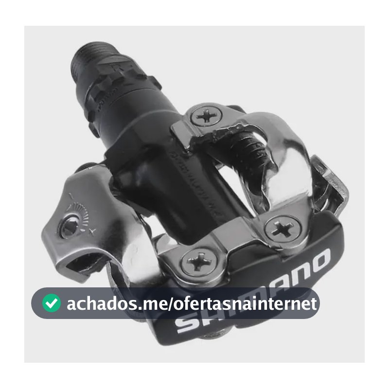 Pedal Shimano Genuíno Clip M520 Preto C/ Taquinhos Mtb Bike