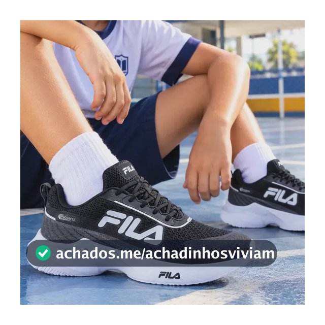 Tênis Infantil Fila Progress Esportivo Conforto Escola