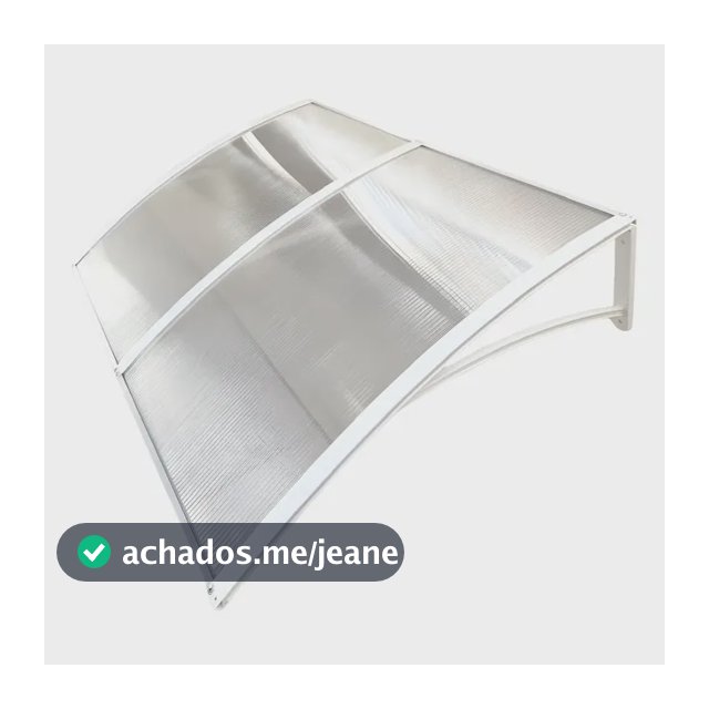 Toldo Policarbonato 160x70cm Modular Cobertura Porta Janela