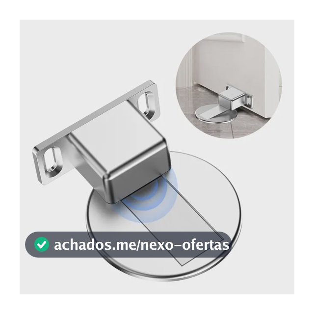 Kit 6 Prendedor Fixador Trava Porta Magnético Imã Batedor