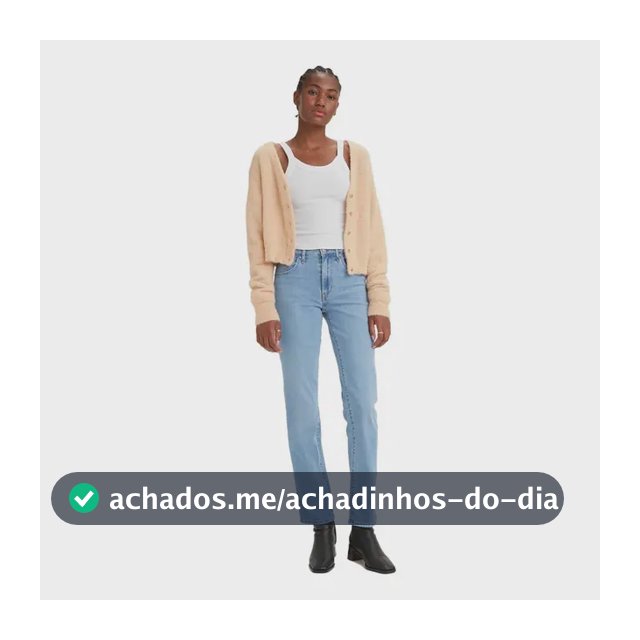 Calça Jeans Levis 724 High Rise Straight 188830182