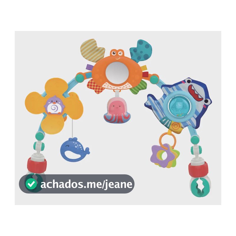 Arco Móbile Para Carrinho E Berço Chocalho Ocean - Maxi Baby