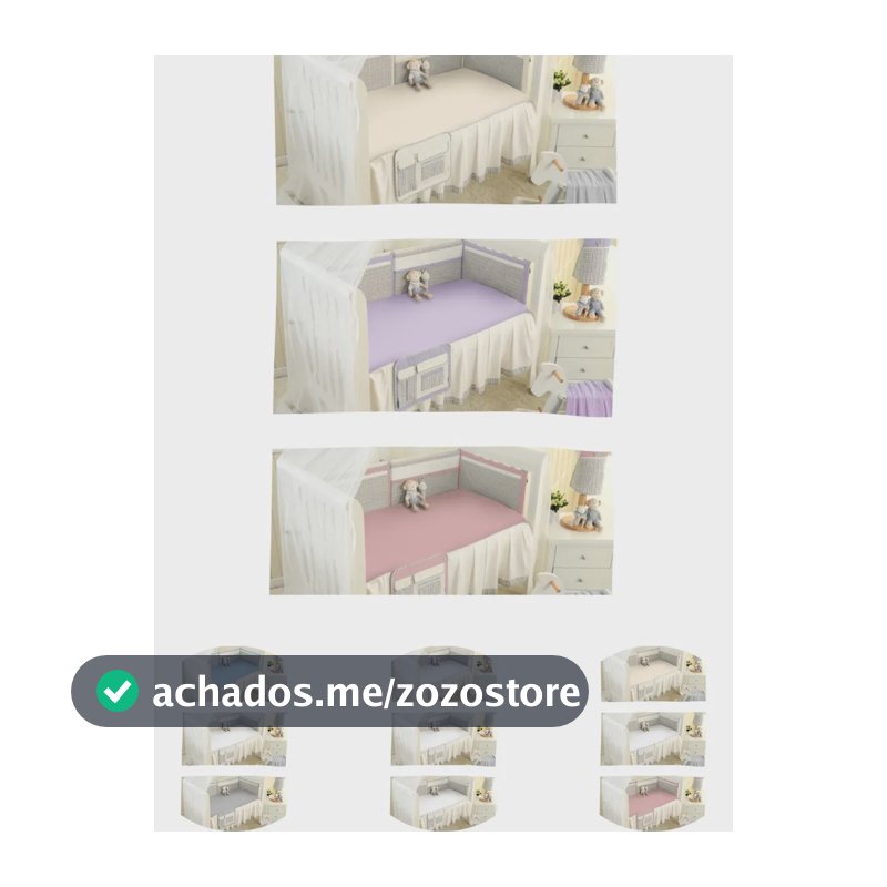 Kit 3 Lençol de Berço Americano com Elástico 100% Algodão Malha Antialérgico Toque Macio Bebê Menina Roupa de Cama Berço Padrão Colchão Infantil Baunilha Lavanda Rosa - 70x130x12cm - Renova Enxovais