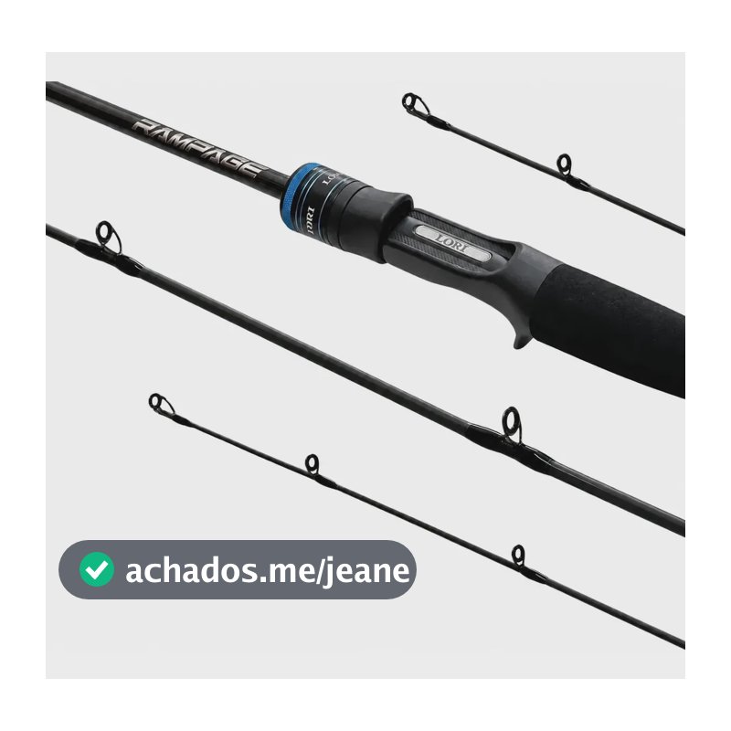 Vara Para Carretilha Lori Rampage 1,74m 10-17lbs Im6/im7 Preto