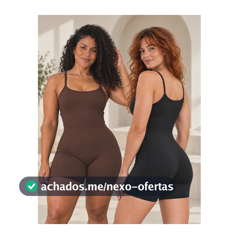 Kit 2 Macaquinho Fitness Feminino Macacão Treino Ginástica Preto / Marrom Liso G