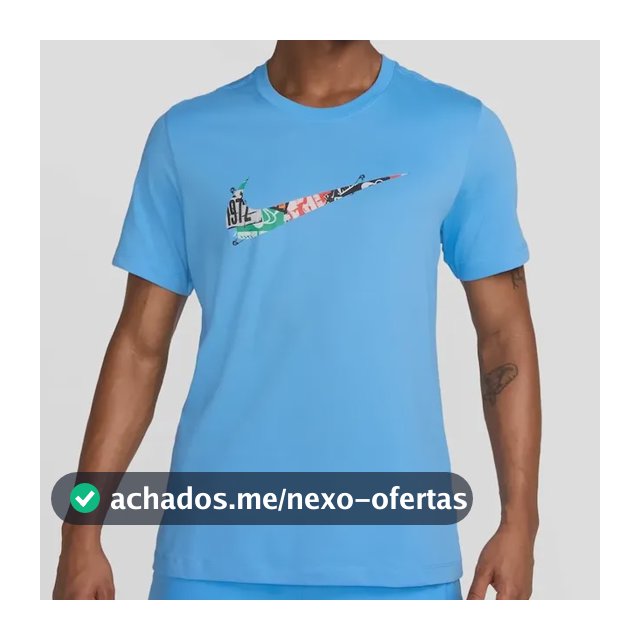 Camiseta Nike Dri-fit Run Division Masculina Azul-claro G