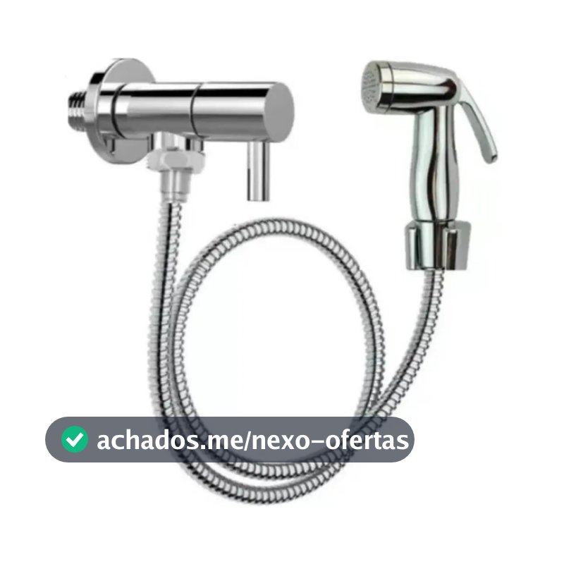 Ducha Higiênica Registro E Mangueira Inox Linha Premium