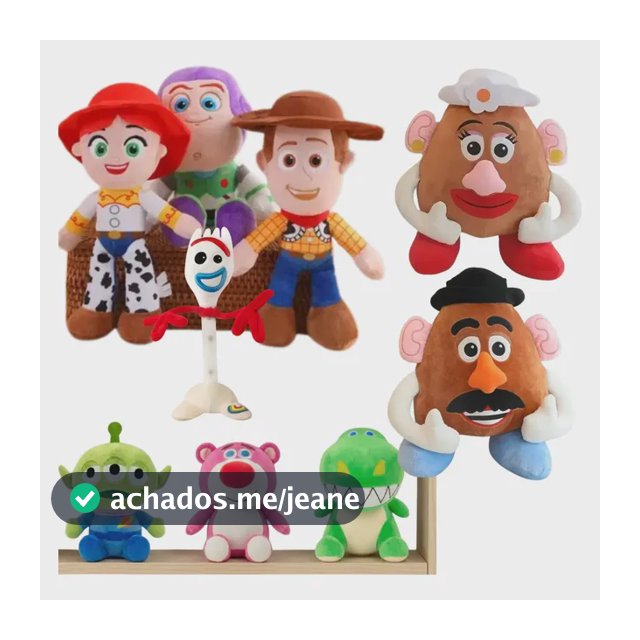 Boneco Pelúcia Toy Story Woody Rex Buzz Lotso Jessy Alien 25
