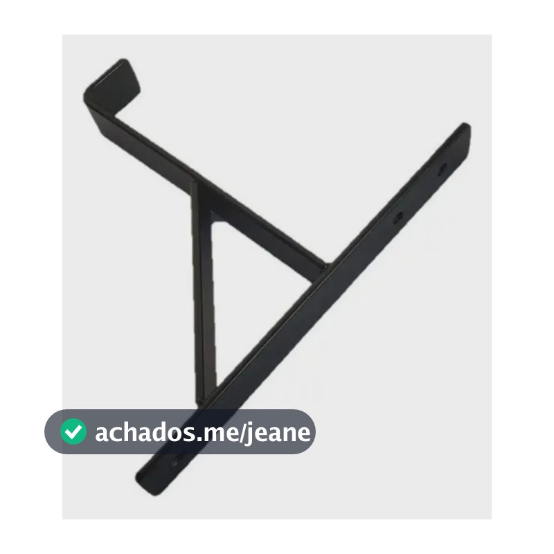 Suporte Reforçado Para Pendurar Escadas ( Par ) Preto