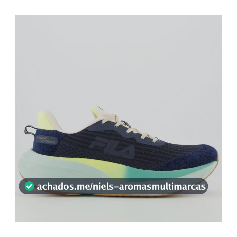 Tenis Fila Racer Speedzone Se Marinho E Bege Azul-marinho - 42 Br