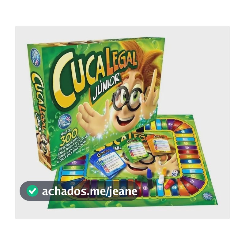 Jogo de mesa Cuca legal Júnior Pais & Filhos 2817 Português
