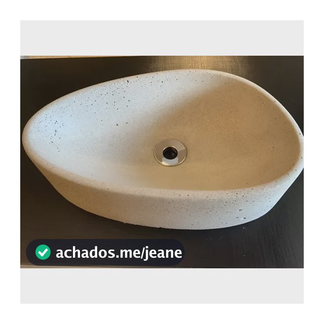 Cuba De Apoio Gota Efeito Lua Rustica Concreto + Brinde