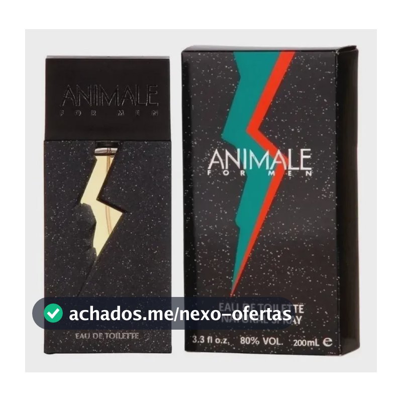 Perfume Animale Eau de Toilette Masculino 100ml