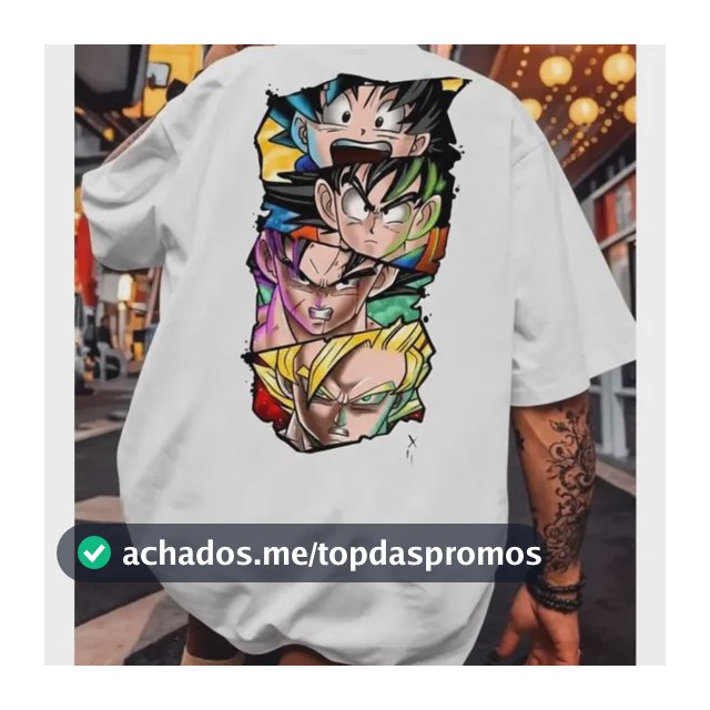 Camiseta Unissex Streetwear Son Fases Goku Dragon Mangá Ball