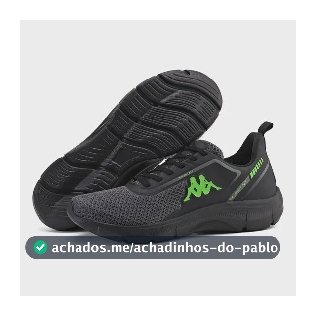 Tênis Kappa Run 200 Original Caminhada Academia
