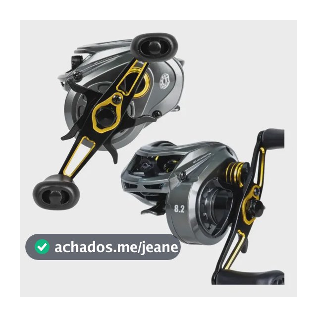 Carretilha Kawana Lite- Drag 7,5kg Alarme Sonoro- Cor Cinza-escuro Lado Da Manivela Direito
