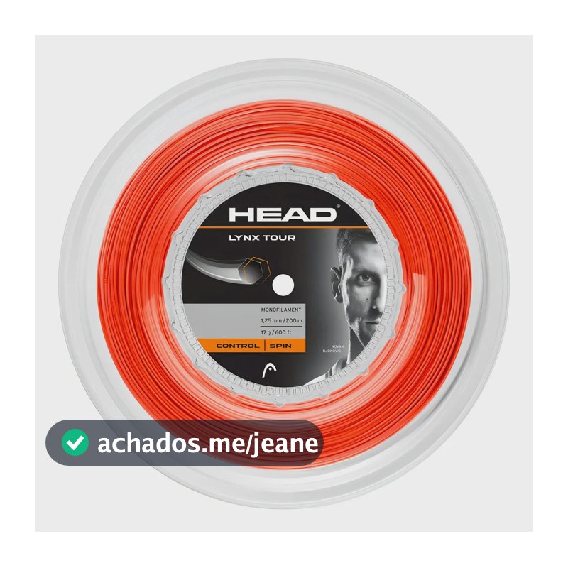Rolo De Corda Head Lynx Tour 17 - Laranja