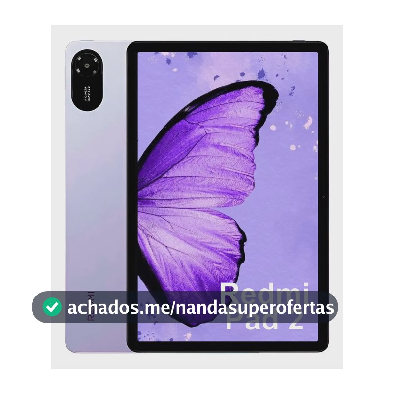 Tablet Xiaomi Redmi Pad 2 11, 8 Gb, 256 Gb, Wi-fi, Roxo Lavanda Lavanda Roxa