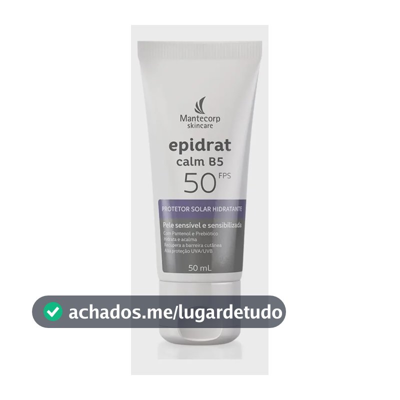 Protetor Solar Epidrat Calm B5 FPS 50 de 50 mL Pele Sensível