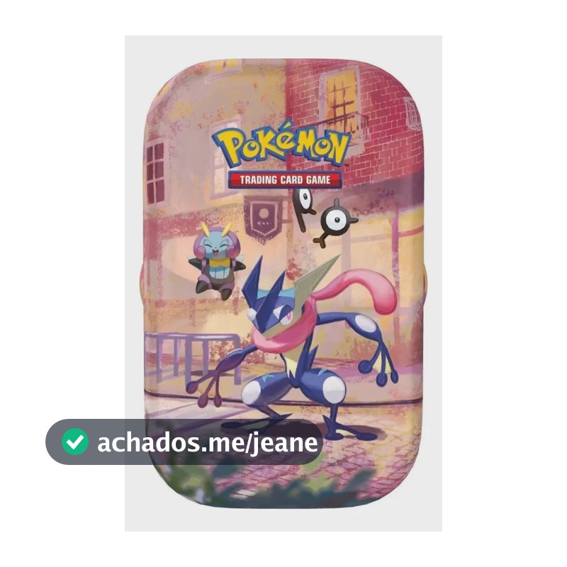 Pokémon Tcg Mini Lata Tin 30 Anos Greninja Noite Inglês