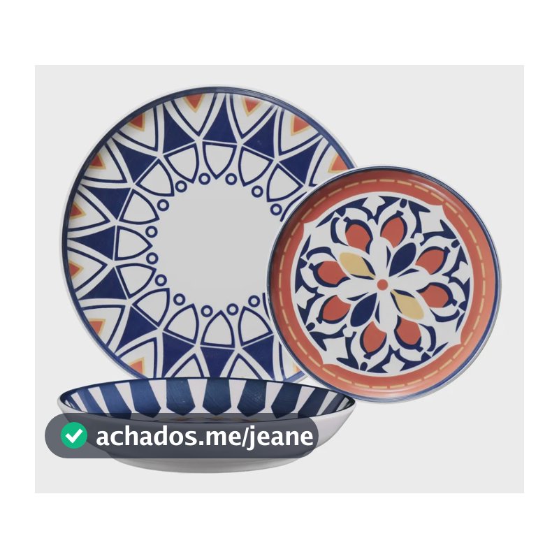 Oxford flat sevilha aparelho De Jantar 18 Peças Branco Sevilha