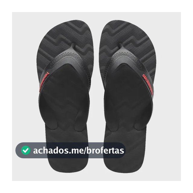 Chinelo Havaianas Masculino Track Waves Lançamento Preto