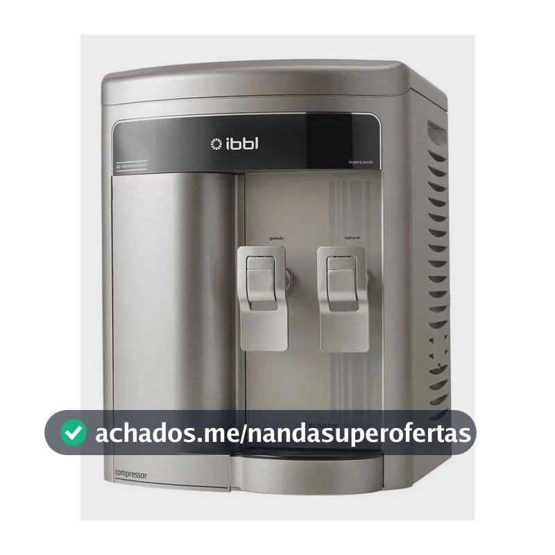 Purificador de Água FR600 Exclusive Prata com Compressor IBBL