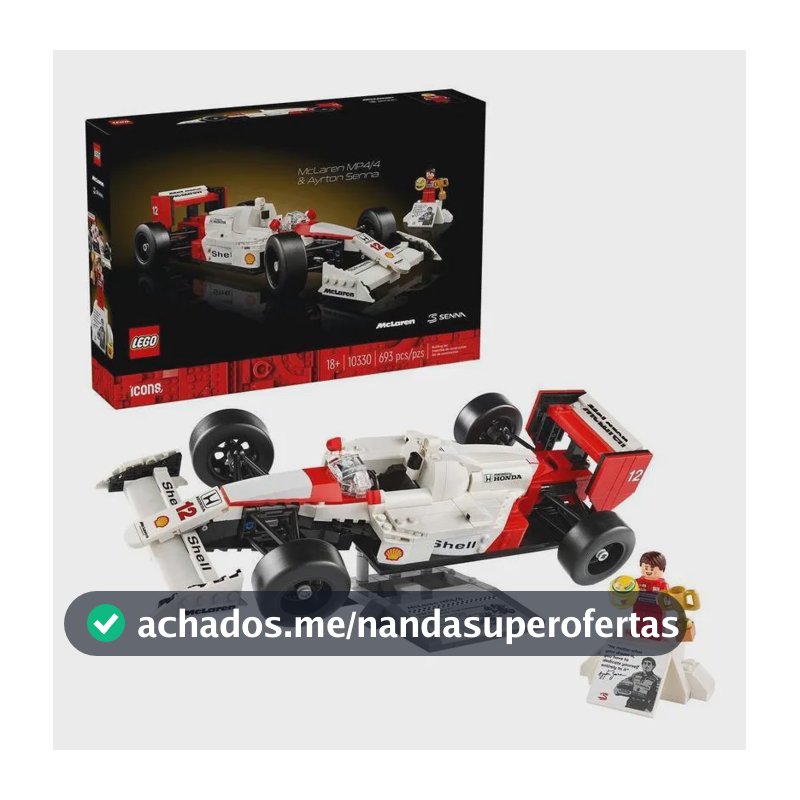 Lego Icons Mclaren Mp4/4 E Ayrton Senna 693