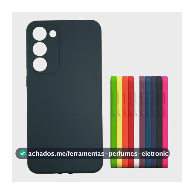 Case Capinha Capa Emborrachada Veludo Para Samsung S23 Plus