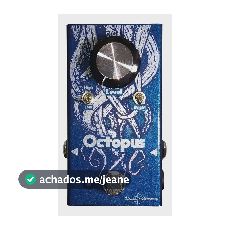 Pedal De Boost/preamp Octopus (handmade) Boss Ce-1 Clone Azul