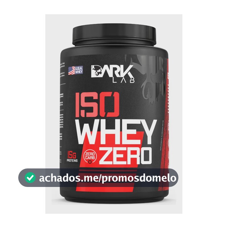 Whey Isolado Zero Carb 900g Natural - Dark Lab (Low Carb)