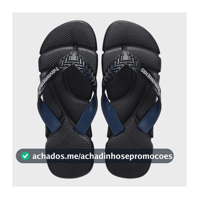 Chinelo Havaianas Masculino Power 2.0 Anatômica Massageadora