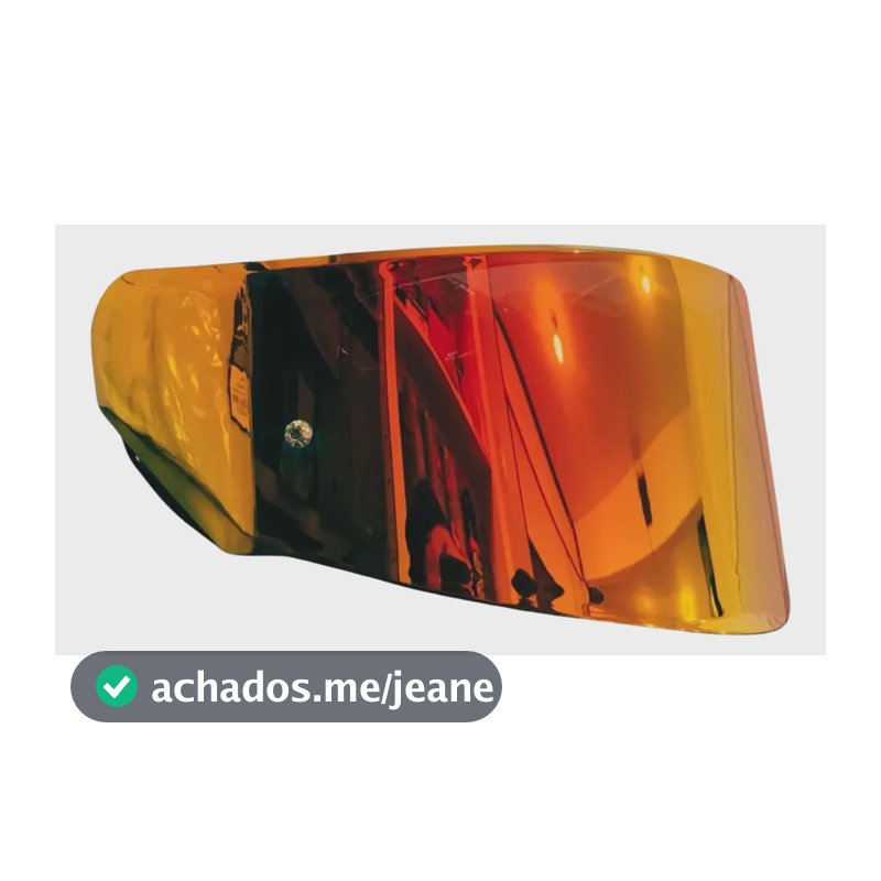Viseira Capacete Ls2 Ff320 Ff353 Ff800 Revo Vermelha Vermelho