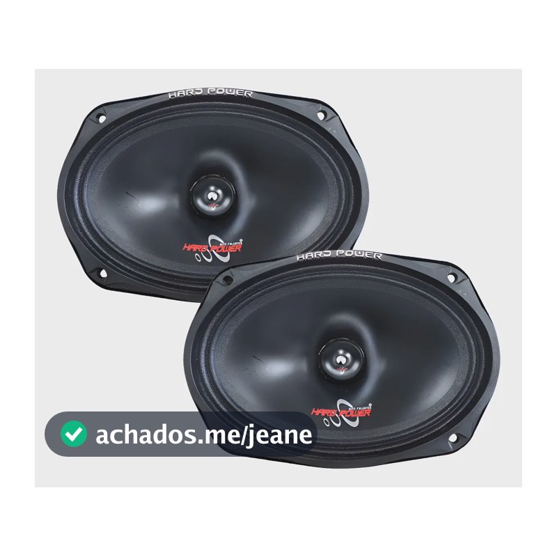 Alto-falante Hard Power HP 320MB 6x9 Pol 320W 4 Ohms Carro