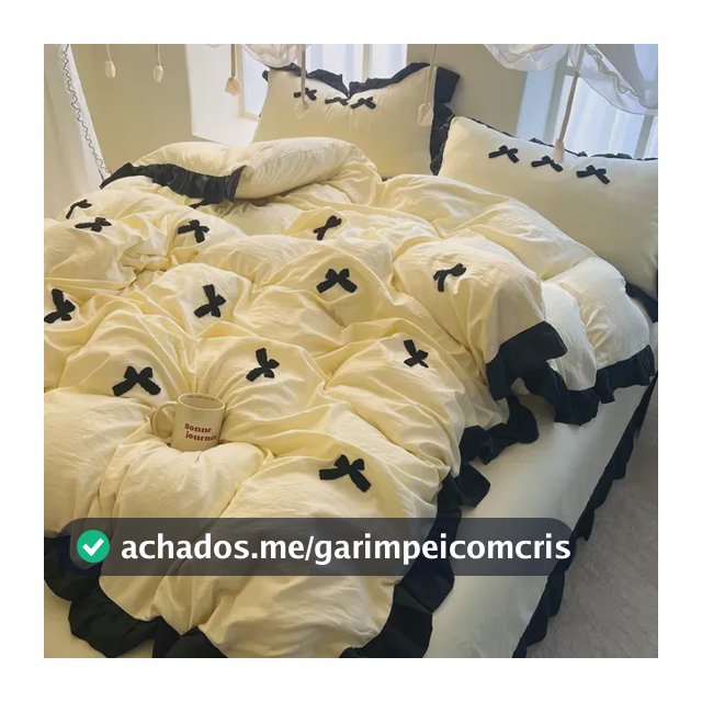 Conjunto De Roupa De Cama Preta Em Forma De Laço Inspirado E