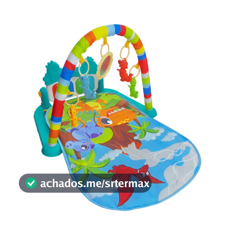 Tapete de Atividades Para Bebê Piano Play Funny Dino Maxi Baby