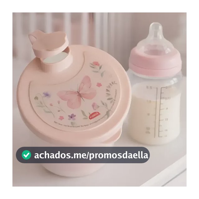 Dosador De Leite Em Pó Com 3 Divisórias Portátil Para Bebê