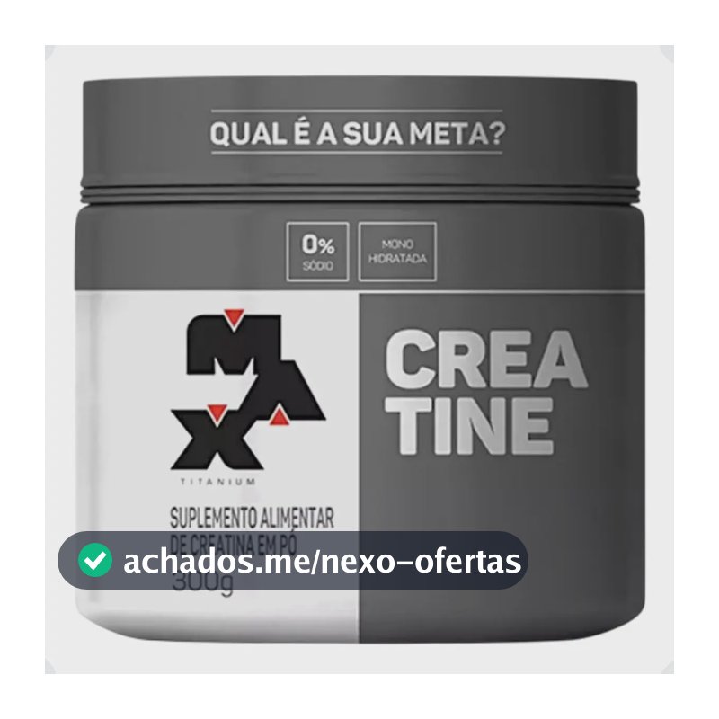 Creatina Monohidratada Pura 300g Suplemento Alimentar Sem Sabor