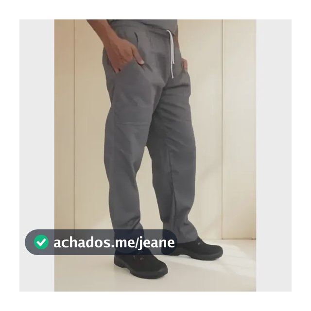 Calça  Brim Para Trabalho Pesado Para Industria Pedreiro