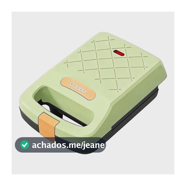 Gaabor Sanduicheira Automática 2 Min Selagem Perfeita Verde-claro 127v