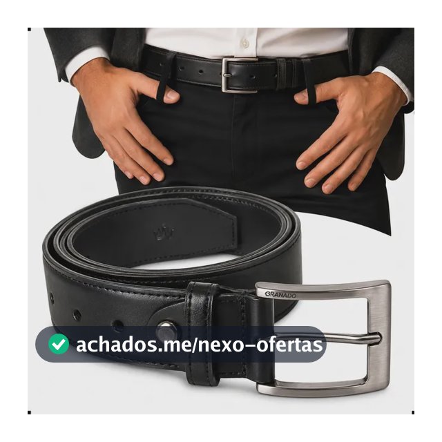 Cinto Masculino Social Couro Legítimo Premium Extra Macio