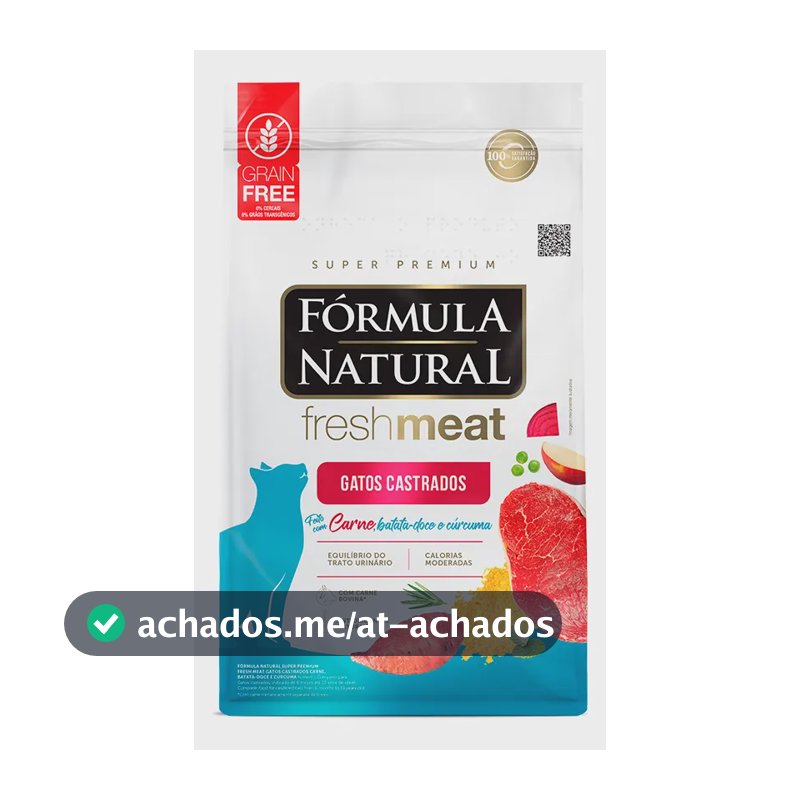 Formula Natural Fresh Meat Gato Castrado Carne 10,1kg