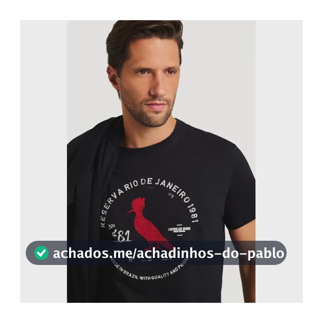 Camiseta Sb Algodão Carimbo Gaze Reserva