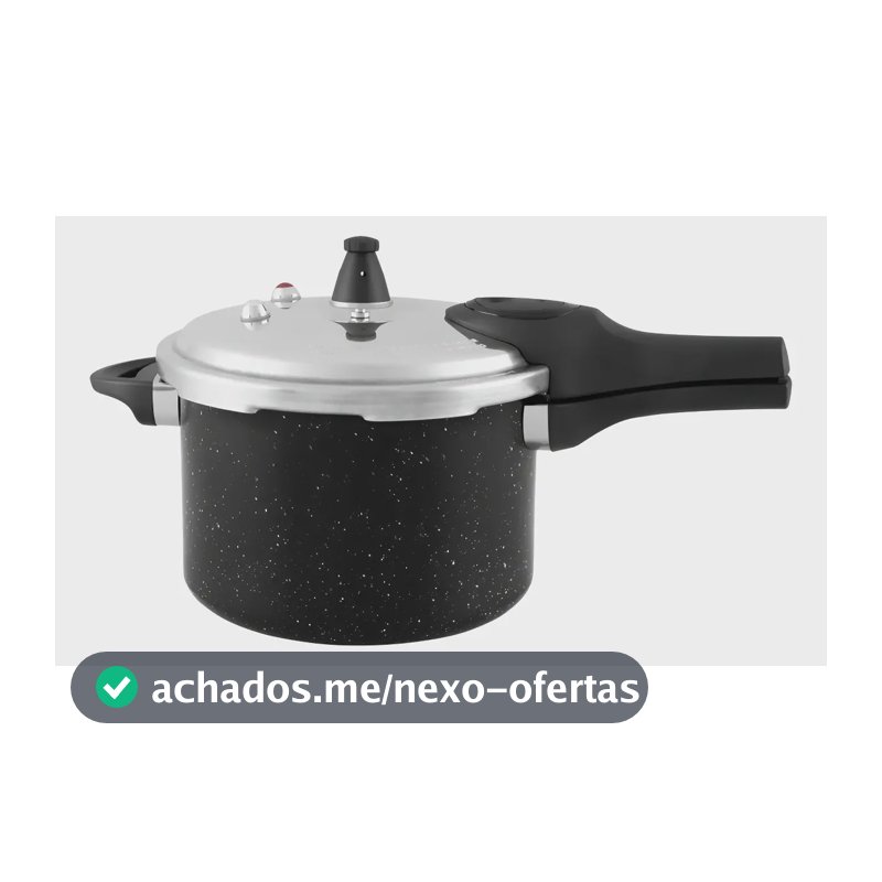 Panela De Pressão Brinox 4,2l Preto - Ceramic Life Indução