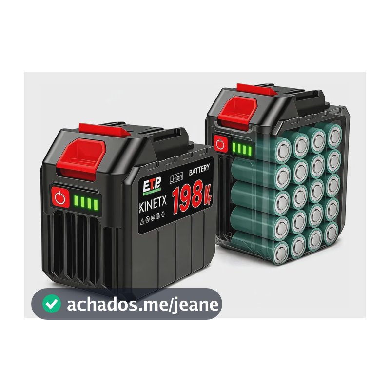 Bateria Kinetx Li-ion 21v 5.2ah Para Ferramentas 20 Células